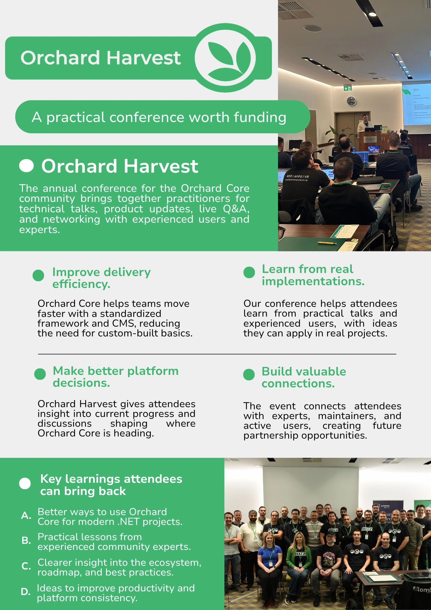 Convince your boss one-pager